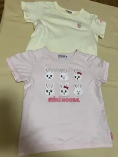 ミキハウス　ホットビスケッツtシャツセット　美品