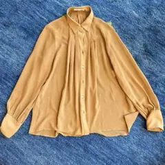 【美シルエット】Buona giornata 長袖ブラウス M