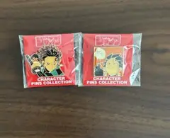 鬼滅の刃　キャラクターピンズコレクション　まるかくカンバッジ　竈門炭治郎