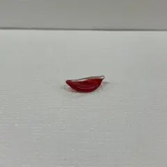 ガラス細工　木の葉（赤）