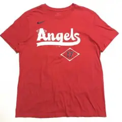 美品 NINE ナイキ Angels #17 OTANI Tシャツ L 赤 半袖
