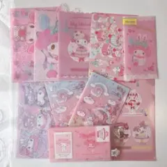 新品未使用美品 My Melody クリアファイル10点セット まとめ売り