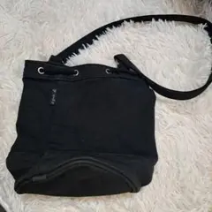 レア✨アニエスベー 巾着 ミニバック 肩掛けハンドバック ブラック