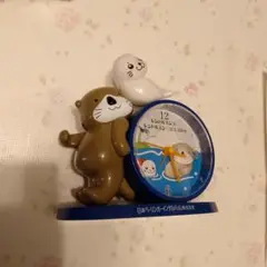 アザラシとラッコの置時計
