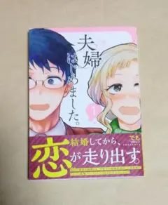 夫婦はじめました。　1巻　初版　でも／著 （ニチブンコミックス）