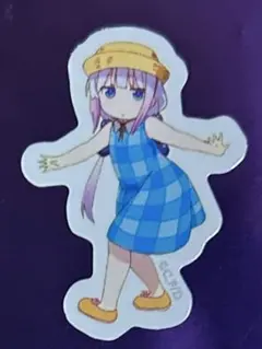 小林さんちのメイドラゴン　入場者特典　フレークシール　カンナ