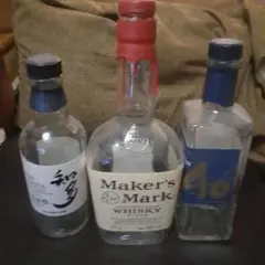 Maker's MarkとAoと知多の空き瓶セット