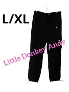 Little Donkey Andy アウトドアパンツ ブラック 【L/XL】