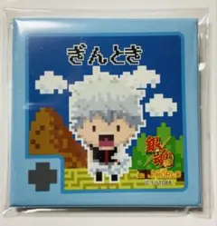 銀魂 J-WORLD限定 坂田銀時 ドットタウン 缶バッジ