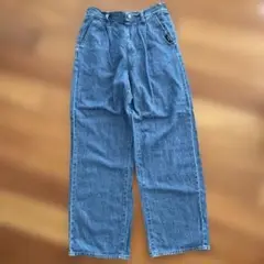 イオン　ワイドパンツ デニム　160㎝　トップバリュー