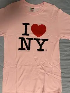I ❤️ NY ピンク Tシャツ