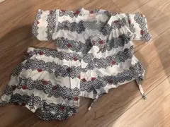 プティマイン 甚平 80cm スイカ柄