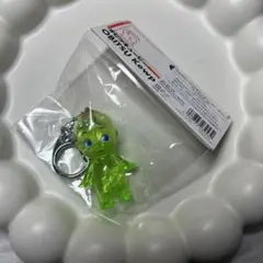 5cm カラークリアオビツキューピー/キーホルダー　グリーン
