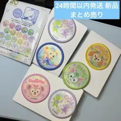 ディズニー ダッフィー 20周年 ワッペン6個セット カラフル ハピネス