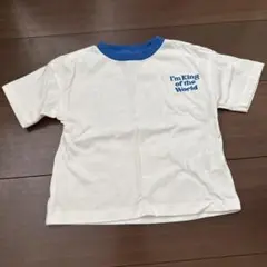 しまむら　90cm ホワイト　ブルー