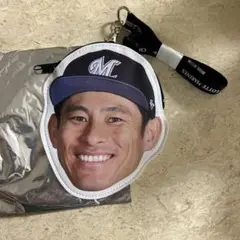 千葉ロッテマリーンズ　荻野貴司選手　顔型コインケース
