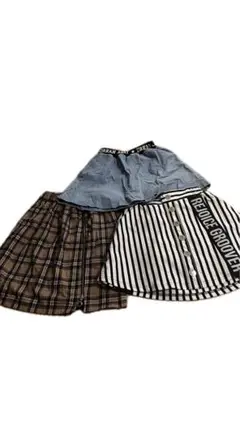 子供用スカート3枚セット