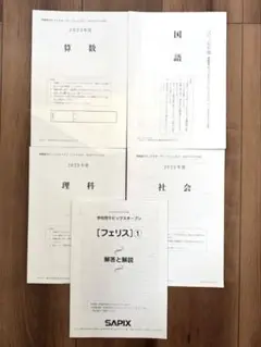 2025年度用学校別サピックスオープンフェリス①2024/9/16実施