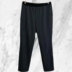美品★UNIQLO イージーアンクルパンツ チャコールグレー S
