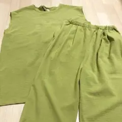 訳あり　FREAK'S STORE セットアップ　ブラウス　パンツ　Lサイズ