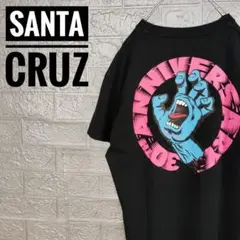 サンタクルズSANTACRUZ　アニバーサリー古着Tシャツ黒スクリーミングハンド