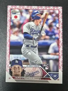 JAMES OUTMAN LOS ANGELES DODGERS RCカード