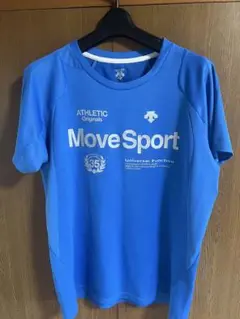 DESCENTE Tシャツ Lサイズ 青
