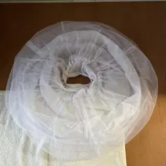 ロング 3段 ワイヤー パニエ 白
