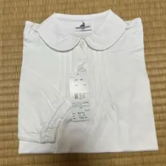 【8/9まで限定】ホワイト 襟付きポロシャツ サイズ110