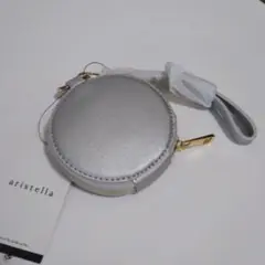 aristella シルバー コインケース付きエコバック