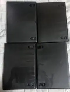 DVD 空ケース　1枚入り× 4個セット 黒