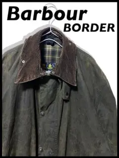交渉アリ❗️バブアー BORDER C42 イングランド製 古着 ヴィンテージ