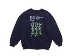 古着 グリーンビーンズ スウェット ネイビー サイズM*SV33