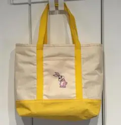 ピョンちゃん トートバック イエロー エスエス製薬 ピョンちゃん