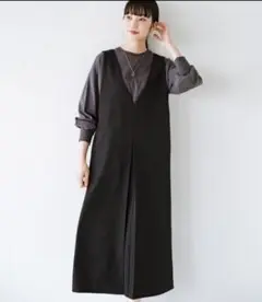 完売品⭐︎ ジャンパースカート　haco! ブラック