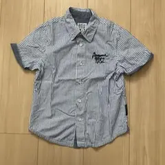 アルマーニジュニア　半袖シャツ　ストライプ　4A 106cm