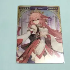 まとめ値引き有★原神　メタルカード★八重神子★在庫2枚