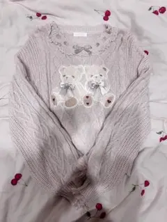 LIZLISA Twin Bearsニットトップス リズリサ