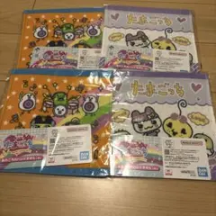 一番くじ たまごっち　E賞あのころのハンドタオル　4枚　セット