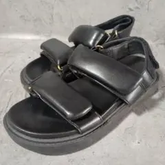 【サンダル】 （S） バックストラップ ブラック レディース