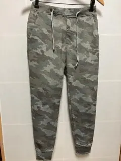【INHERIT】 迷彩 イージーパンツ スウェット カモ柄 ジョガーパンツ S