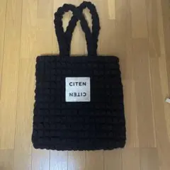 CITEN ポップコーントートバッグ　黒