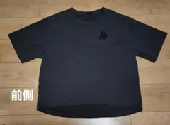 しまむら　ロゴTシャツ　グレー系　半袖