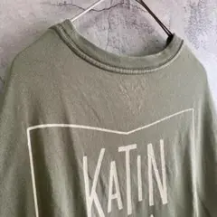 古着 アメリカ輸入 両面プリント Tシャツ 半袖 Lサイズ アースカラー