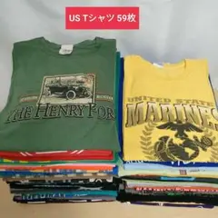 【特価】US Tシャツ 59枚 まとめ売り Lサイズ多め