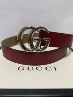 最終値下げ 美品GUCCI ☆グッチ GG マーモント レザーベルト レディース