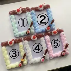 ホイップデコトレカケース　カラフルプリン
