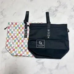 ランチバッグ お弁当袋 巾着バッグ ランチバッグ 保冷 保冷バッグお弁当 2枚