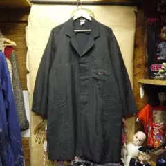 1960's France black maquignon coat