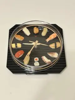 J &J 寿司 掛け時計 食品サンプル　　sushi clock